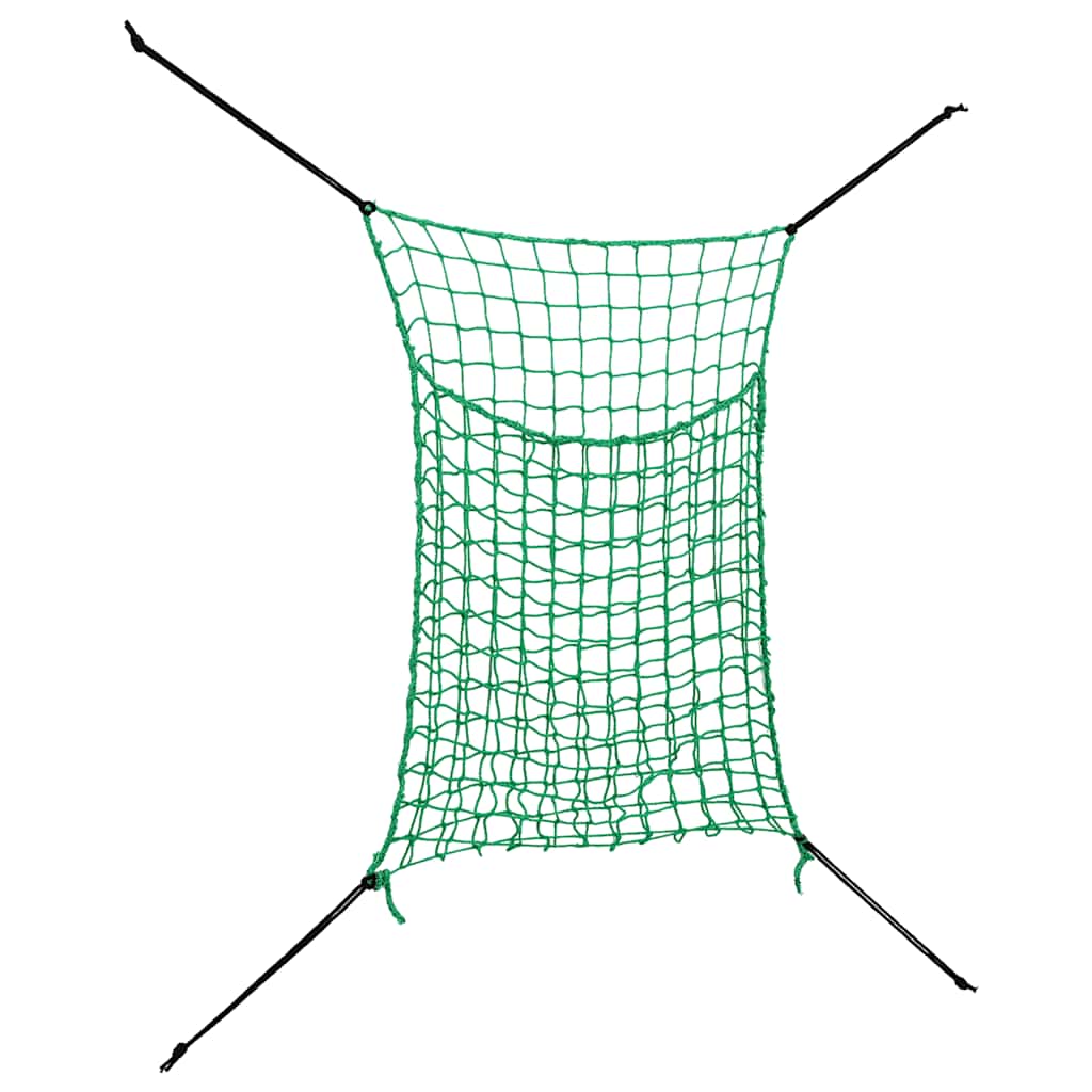 vidaXL Redes para feno retangular PP 2 pcs 0,9x1 m