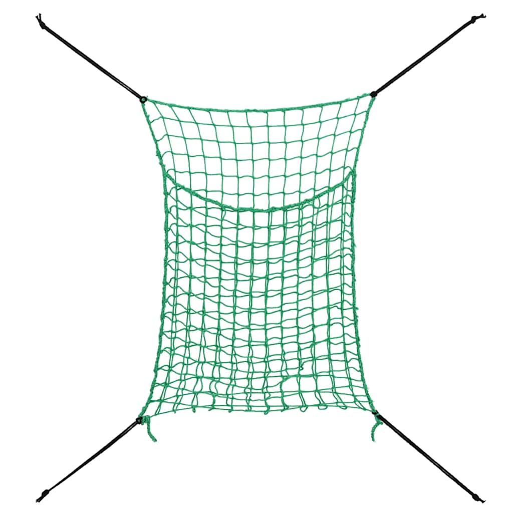 vidaXL Redes para feno retangular PP 2 pcs 0,9x1 m