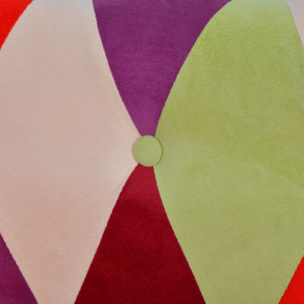 vidaXL Sofá Chesterfield 2 lugares em tecido