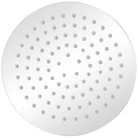 vidaXL Cabeça de chuveiro redonda em aço inoxidável 20 cm