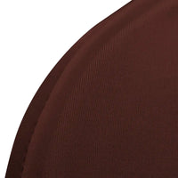Capa extensível para cadeira 6 pcs castanho
