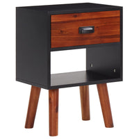 vidaXL Mesa de cabeceira 40x30x57 cm madeira de acácia maciça