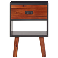 vidaXL Mesa de cabeceira 40x30x57 cm madeira de acácia maciça