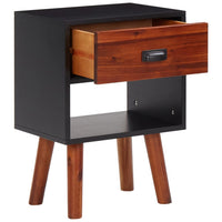 vidaXL Mesa de cabeceira 40x30x57 cm madeira de acácia maciça