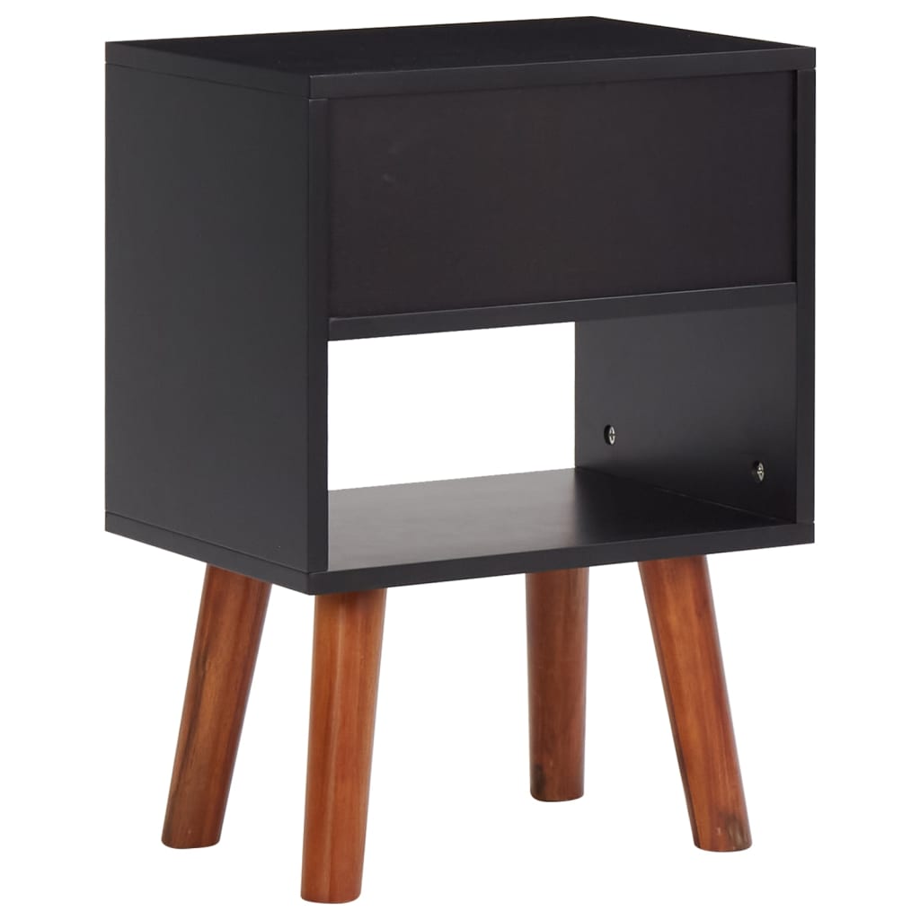 vidaXL Mesa de cabeceira 40x30x57 cm madeira de acácia maciça