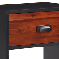 vidaXL Mesa de cabeceira 40x30x57 cm madeira de acácia maciça