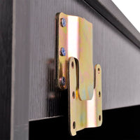 vidaXL Conjunto móveis casa de banho 4 pcs com bacia e torneira, preto