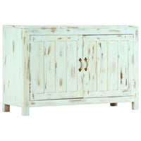 vidaXL Aparador 110x35x70 cm madeira de mangueira maciça azul-claro