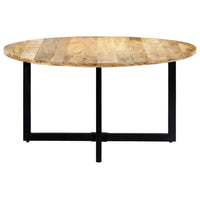 vidaXL Mesa de jantar 150x73 cm madeira de mangueira maciça
