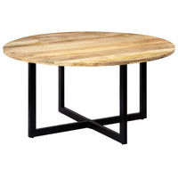 vidaXL Mesa de jantar 150x73 cm madeira de mangueira maciça