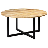 vidaXL Mesa de jantar 150x73 cm madeira de mangueira maciça