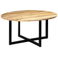 vidaXL Mesa de jantar 150x73 cm madeira de mangueira maciça