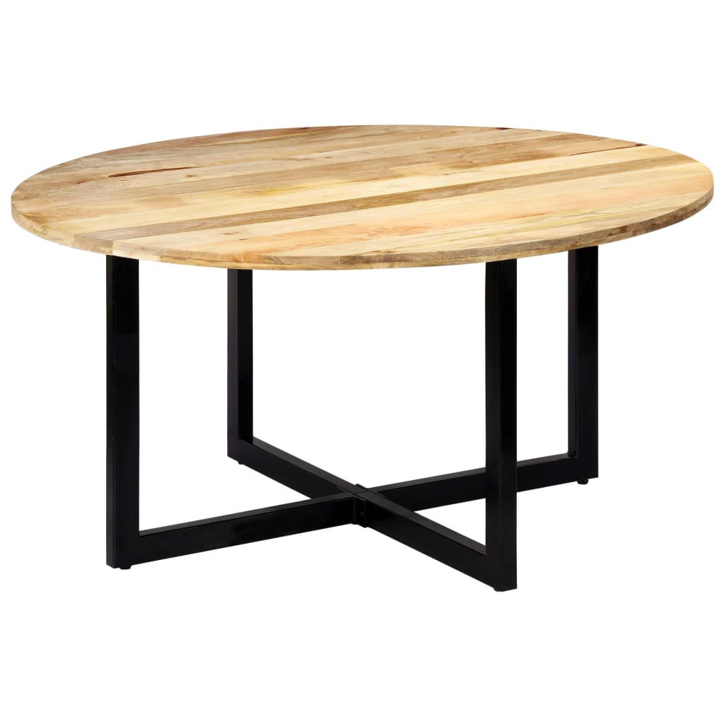 vidaXL Mesa de jantar 150x73 cm madeira de mangueira maciça
