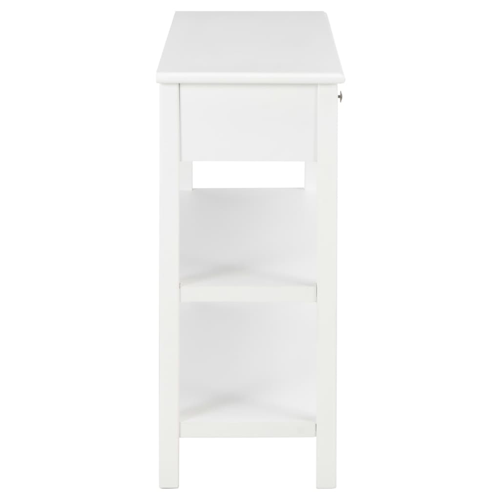 vidaXL Aparador 110x35x80 cm MDF branco
