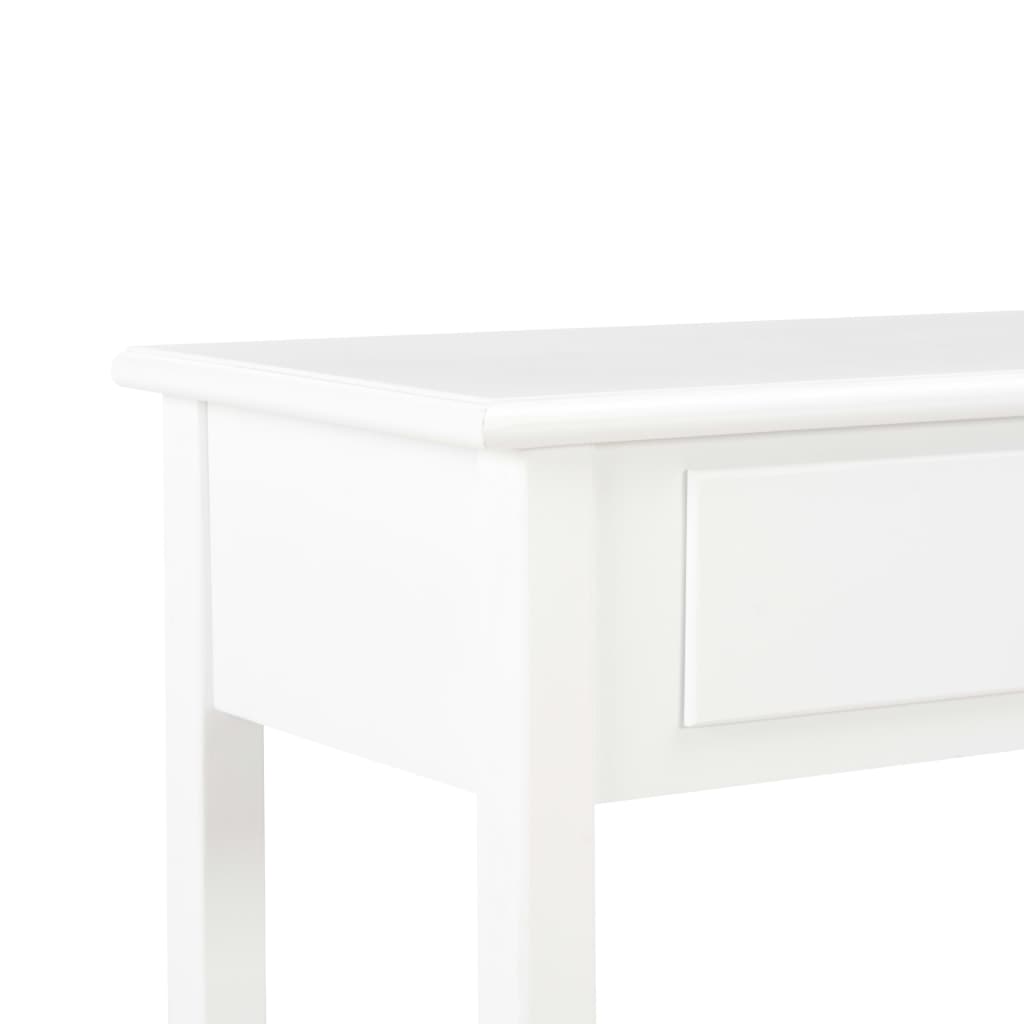 vidaXL Aparador 110x35x80 cm MDF branco