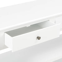 vidaXL Aparador 110x35x80 cm MDF branco