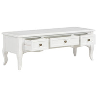 vidaXL Móvel de TV 100x35x35 cm madeira branco