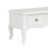 vidaXL Móvel de TV 100x35x35 cm madeira branco