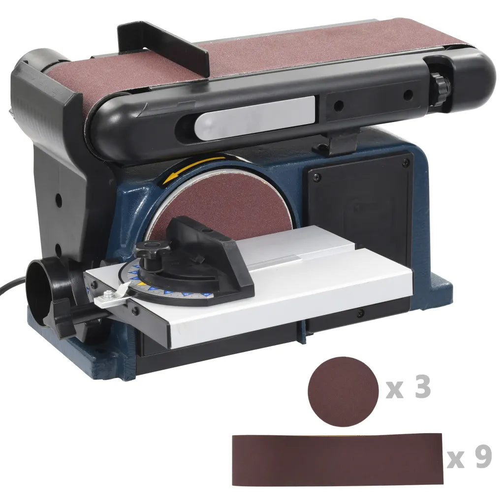 Lixadeira elétrica de disco e cinto 370 W 150 mm