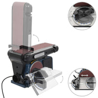 Lixadeira elétrica de disco e cinto 370 W 150 mm