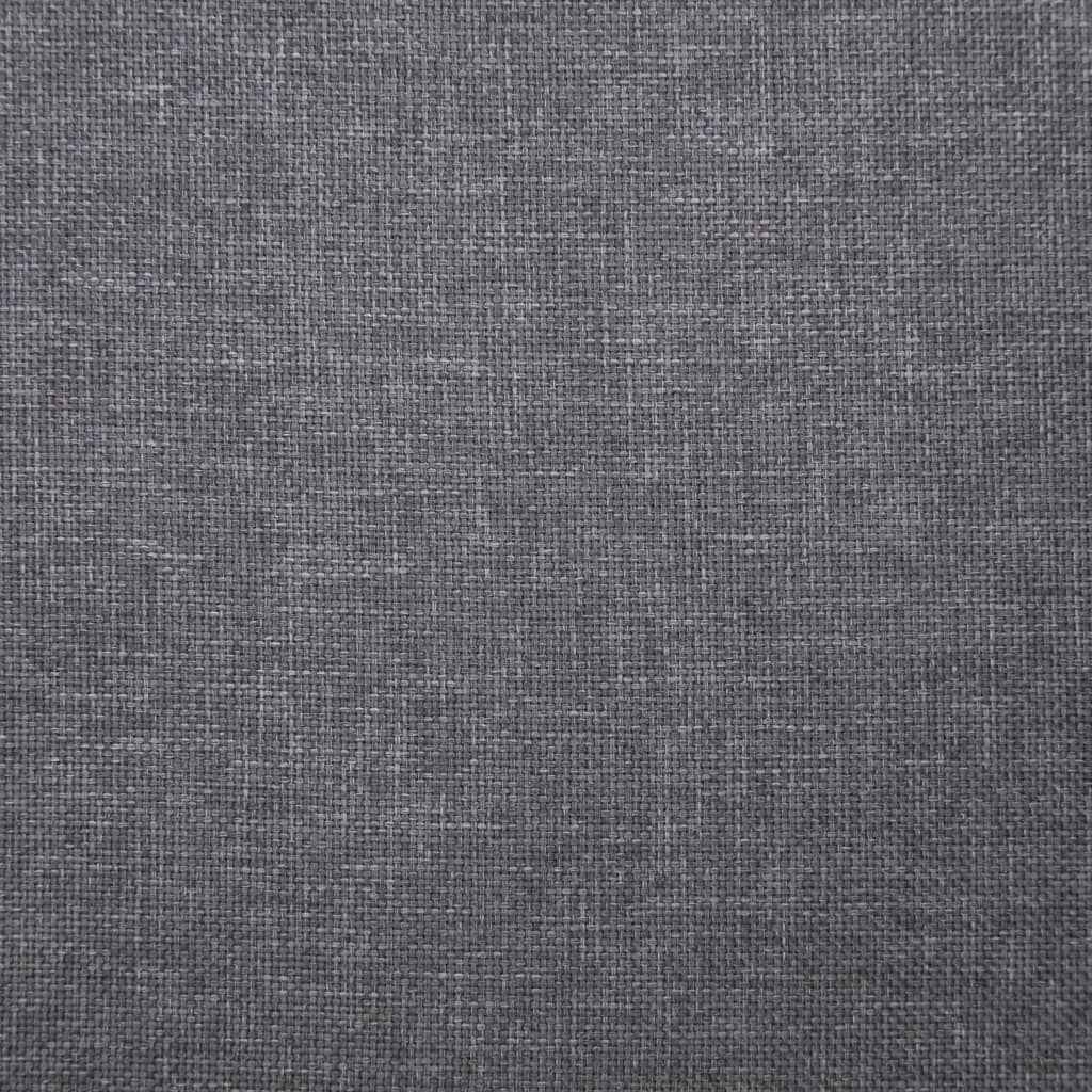 vidaXL Banco c/ compartim. arrumação 116 cm poliéster cinzento-claro