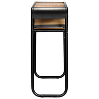 vidaXL Mesa consola 118x30x75 cm madeira de mangueira maciça