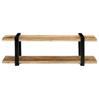 vidaXL Móvel de TV 130x40x40 cm madeira de mangueira maciça