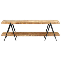 vidaXL Móvel de TV 160x40x50 cm madeira de mangueira maciça