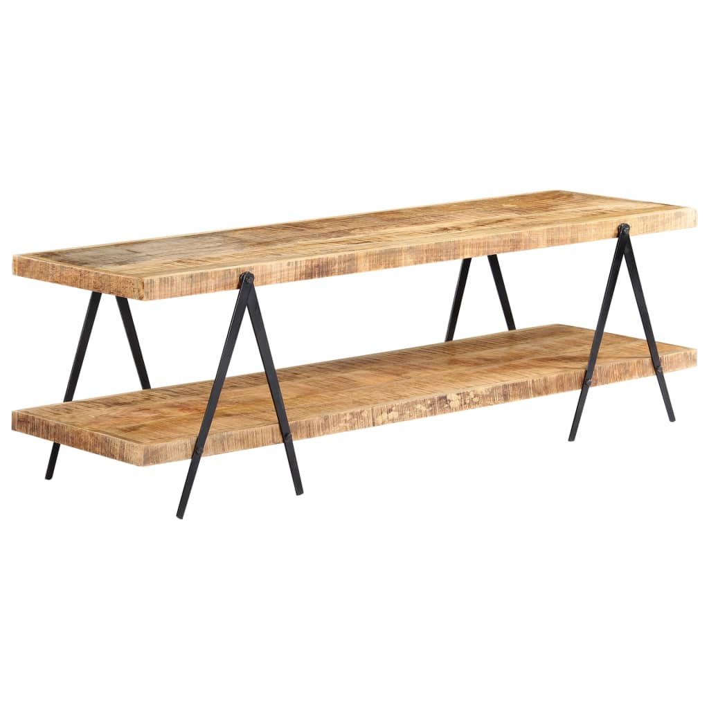 vidaXL Móvel de TV 160x40x50 cm madeira de mangueira maciça