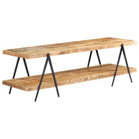 vidaXL Móvel de TV 160x40x50 cm madeira de mangueira maciça