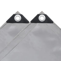 Lona 650 g/m² 6x8 m cinzento