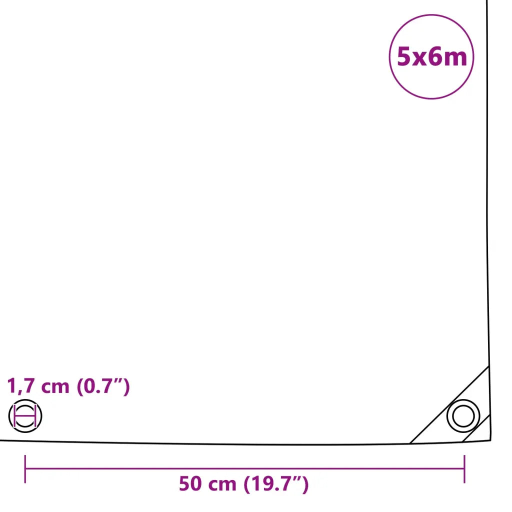 Lona 650 g/m² 5x6 m