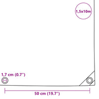 Lona 650 g/m² 1,5x10 m