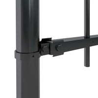 Cerca de jardim BOXTEL com topo em arco, aço, 181x100 cm,