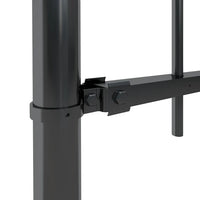 Cerca de jardim BOXTEL com topo em arco, em aço, 181x150 cm,