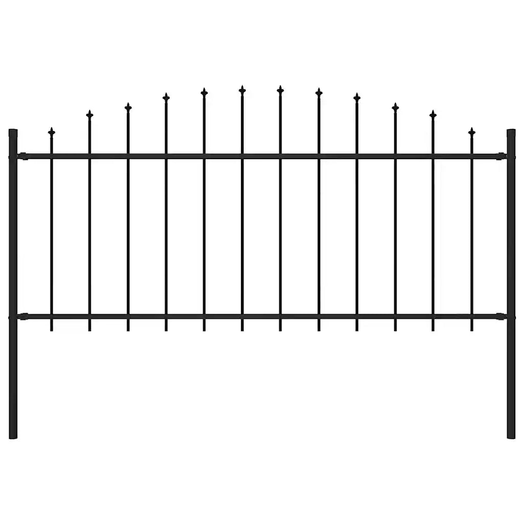 Cerca de jardim Woerden com ponta em forma de lança, em aço, 170x75 cm, .