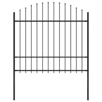 Cerca de jardim Woerden com ponta em forma de lança, em aço, 170x175 cm,