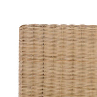 vidaXL Estrutura de cama artesanal em vime natural 140x200 cm