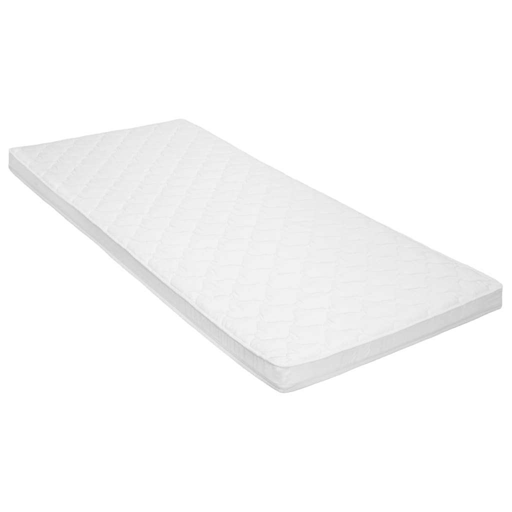 vidaXL Sobrecolchão 80x200 cm perfil estilo ovo em espuma fria 6 cm
