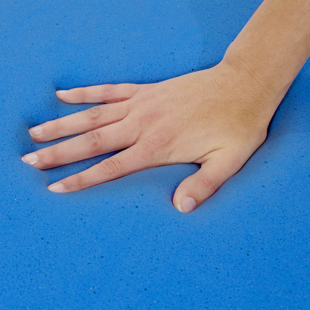 vidaXL Sobrecolchão 80x200 cm espuma viscoelástica c/ memória 6 cm