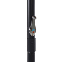 vidaXL Guarda-sol de jardim com base portátil antracite