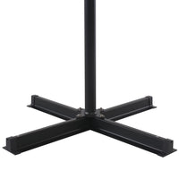 vidaXL Guarda-sol de jardim com base portátil antracite