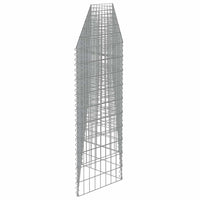 vidaXL Muro gabião em aço galvanizado 450x30x100 cm