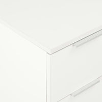 vidaXL Aparador 60x35x80 cm derivados de madeira branco brilhante