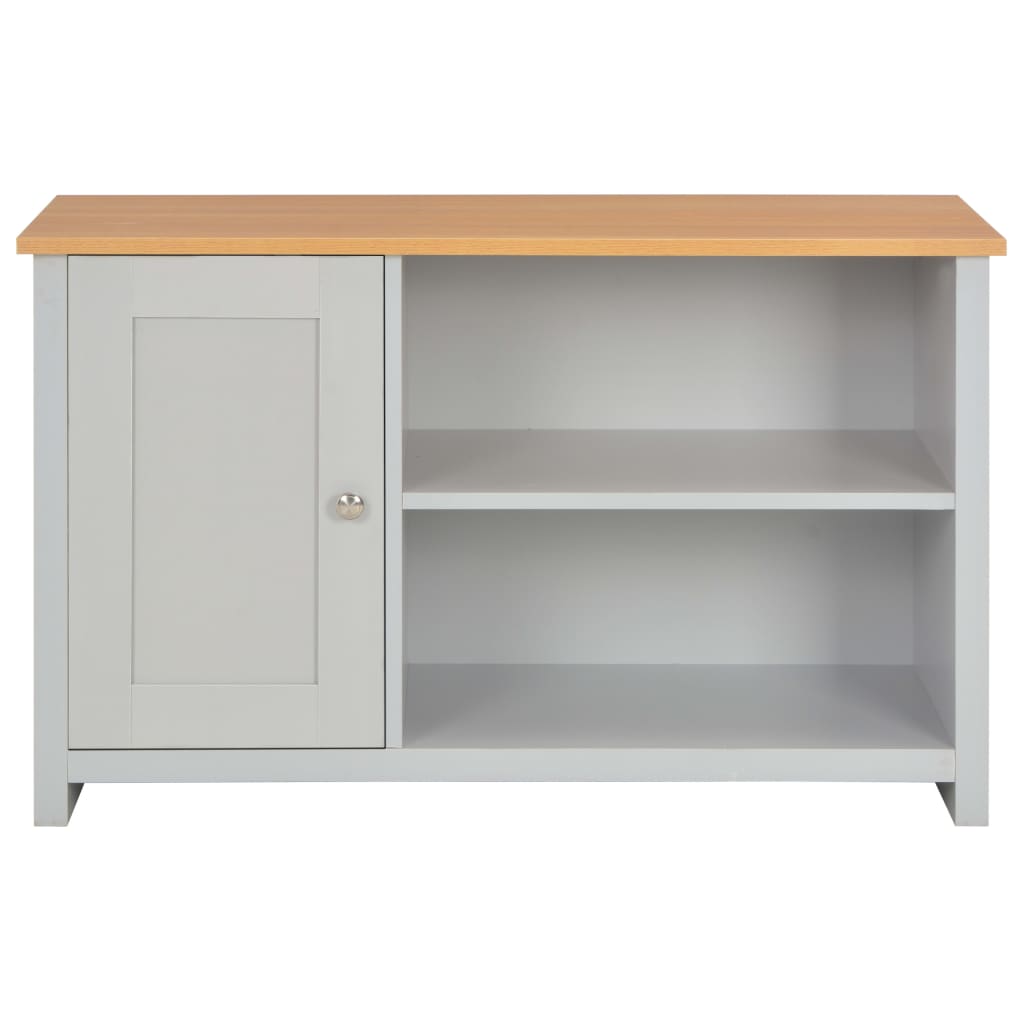 vidaXL Móvel de TV 95x39x58 cm cinzento