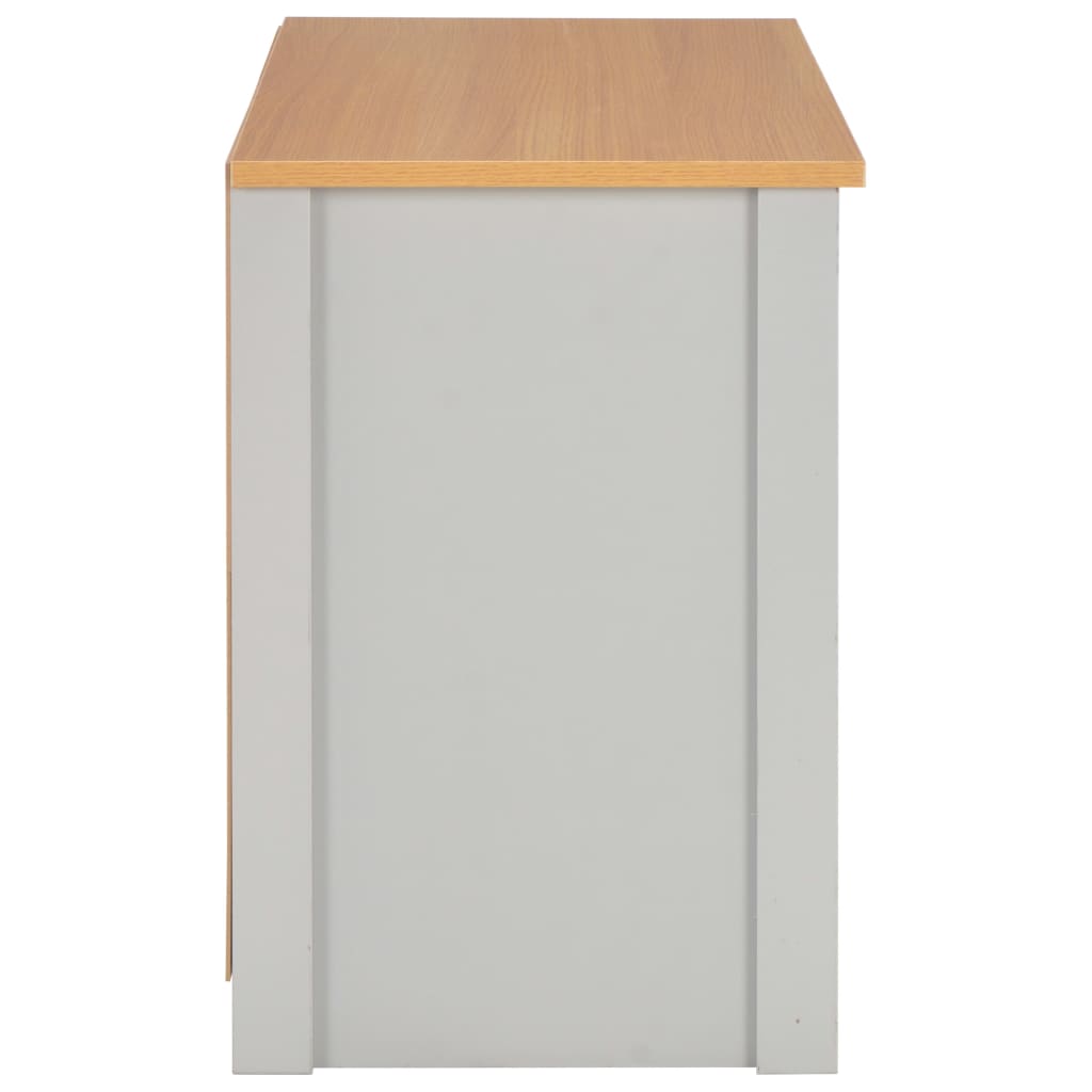 vidaXL Móvel de TV 95x39x58 cm cinzento