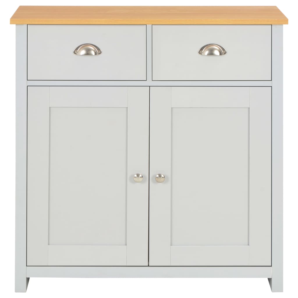 vidaXL Aparador 79x35x81 cm cinzento