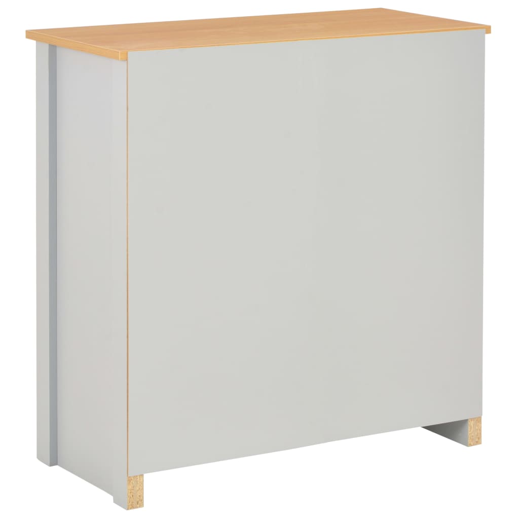 vidaXL Aparador 79x35x81 cm cinzento