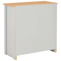 vidaXL Aparador 79x35x81 cm cinzento
