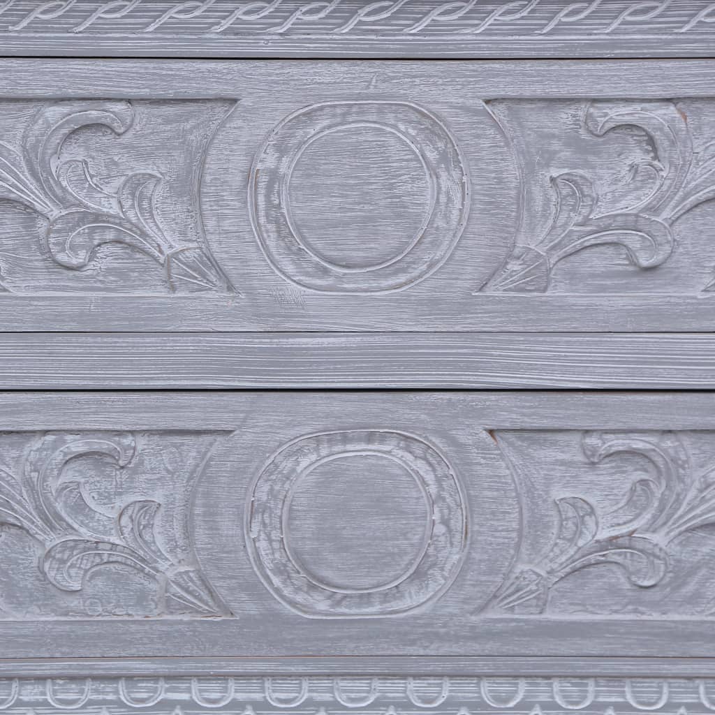 vidaXL Aparador com 2 gavetas 90x30x60 cm madeira de mogno maciça